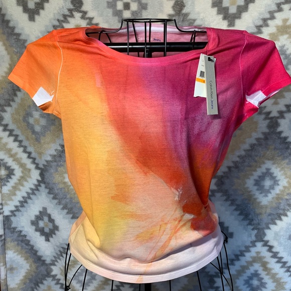 Calvin Klein Tops - NWT Calvin Klein Tie Dye Shirt